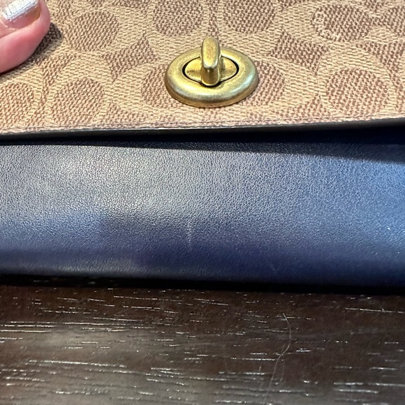 Coach Signature Colorblock Marlow Chain Crossbody - Picture 11 of 11